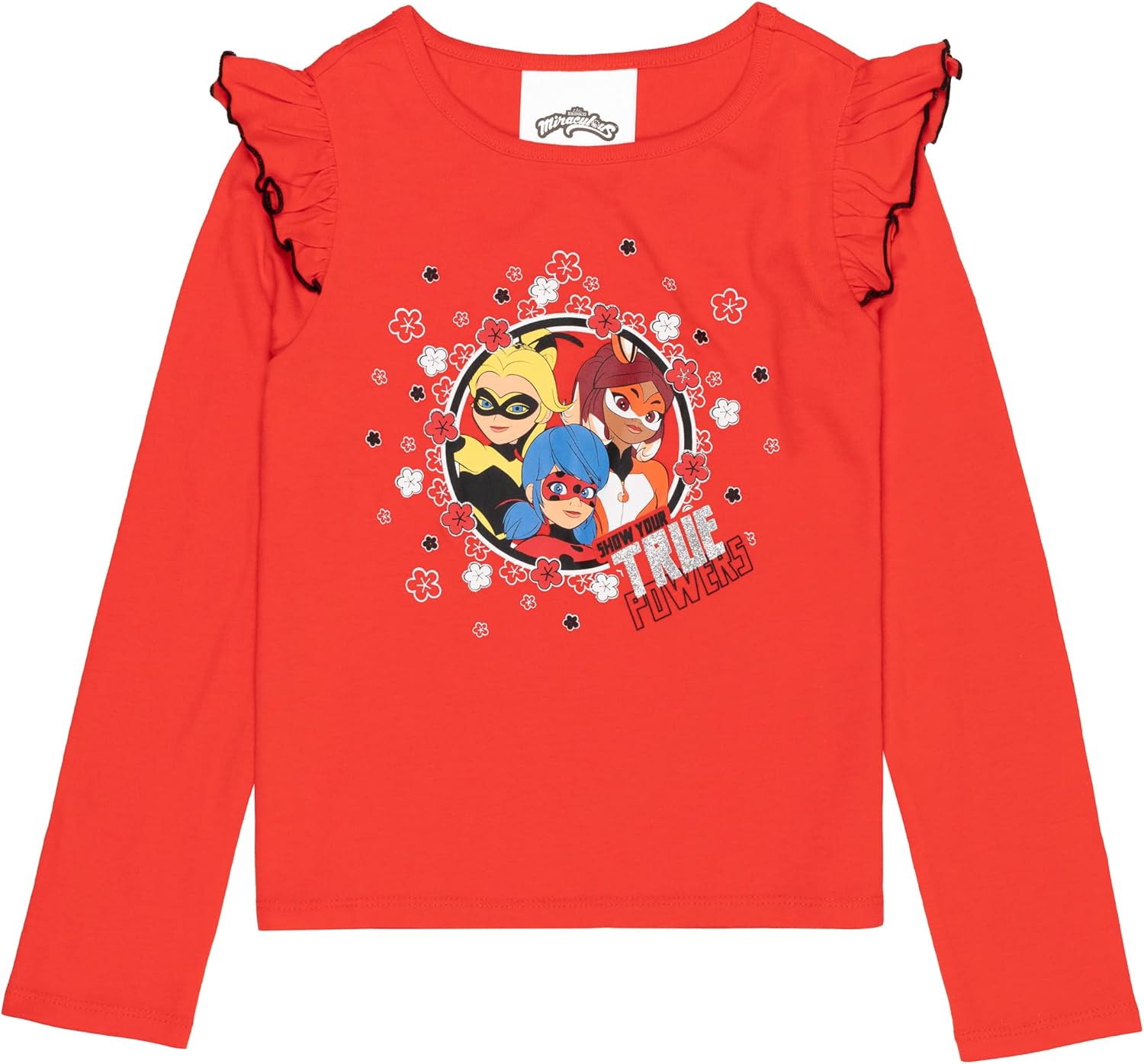 Miraculous Rena Rouge Cat Noir Ladybug Girls 2 Pack T-Shirts Toddler to Big Kid: Clothing, Shoes & Jewelry