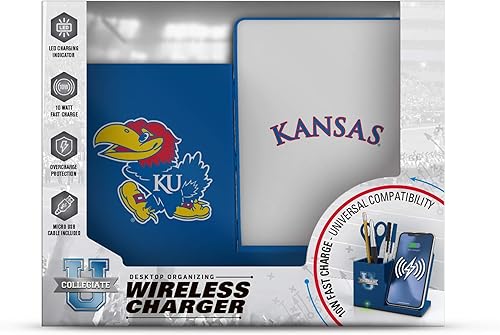 Miniatura 91 de SOAR NCAA - Soporte de carga inalámbrico unisex para teléfono celular y organizador de escritorio