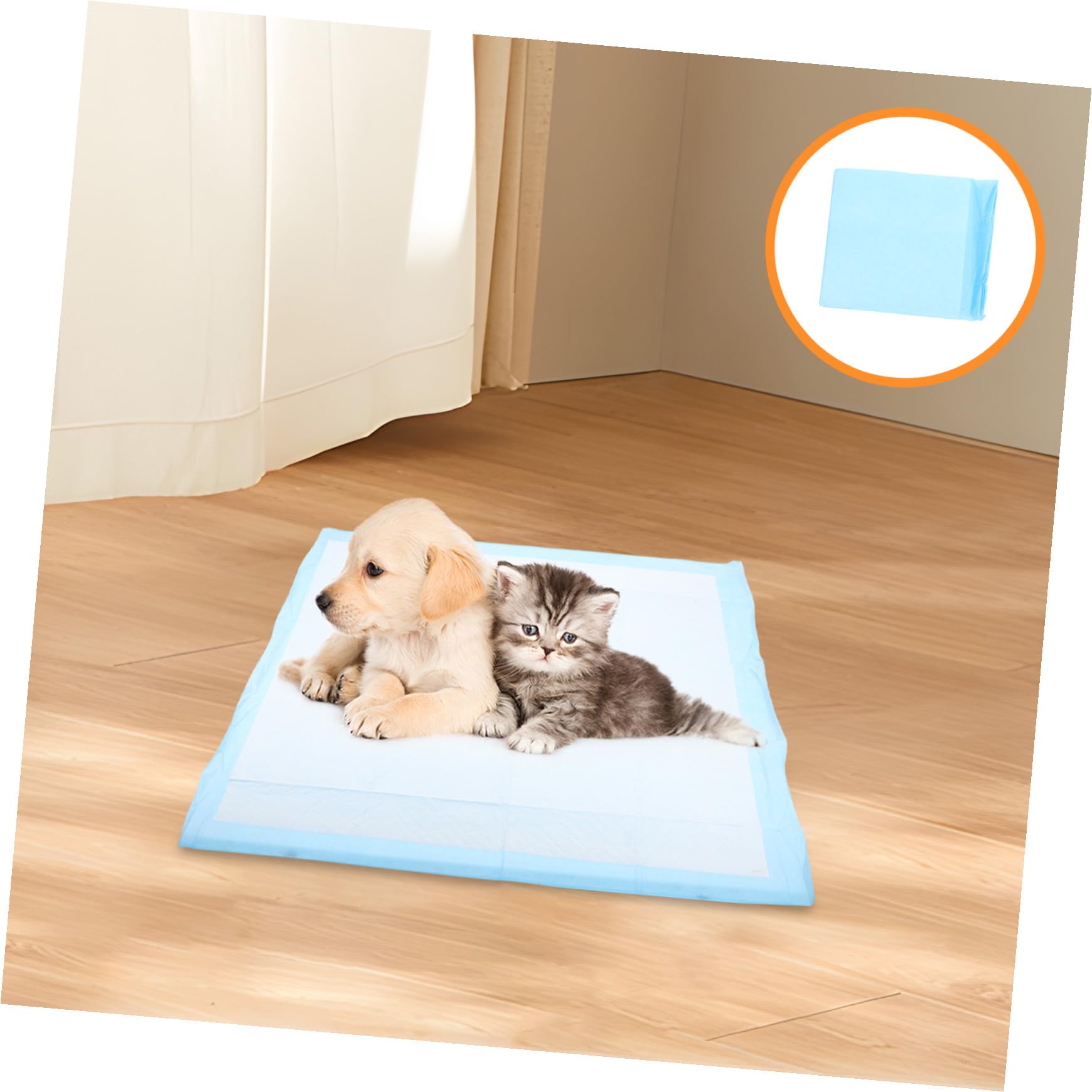 Toyvian Alèse D’Apprentissage pour Chiots Super Absorbante 60x60 Cm