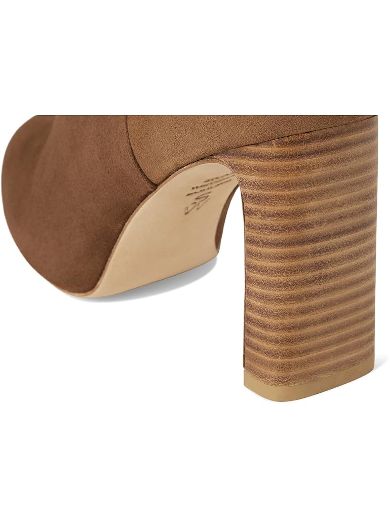 Brown Stuart Weitzman Babette Plaform Zip Bootie