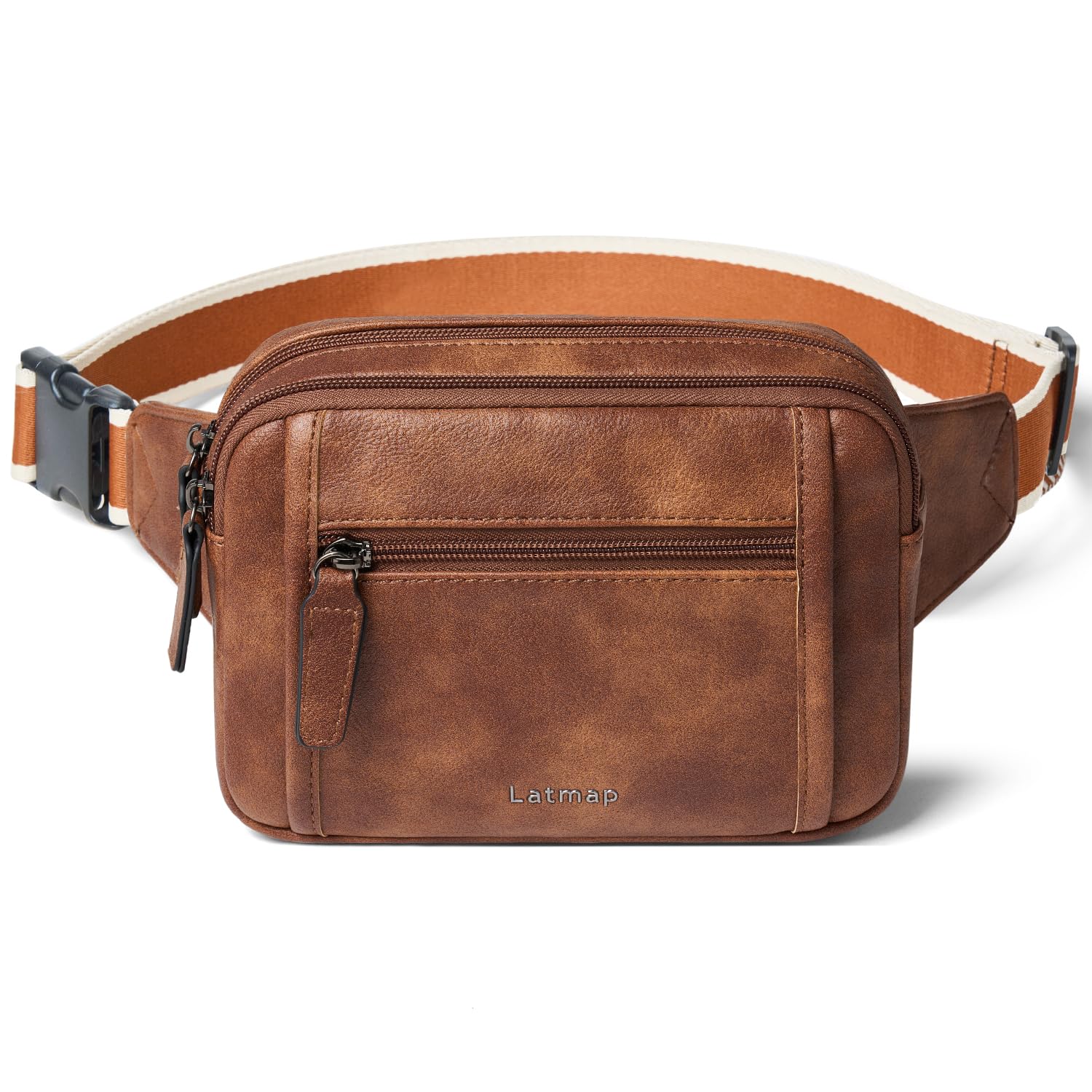 LATMAP Bumbags for Ladies 3L,Sling Bag Women Small Crossbody Bag for Women PU Leather Fashion Fanny Packs Bum Bag Waist Bag for Travel Sport