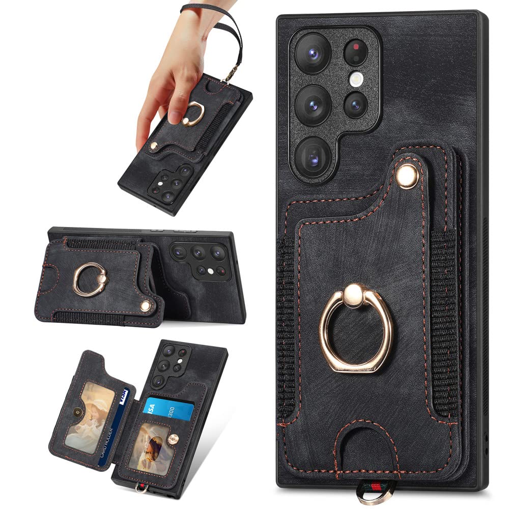 Funda libro para Galaxy A53 5G con billetera y sujeción magnética 8