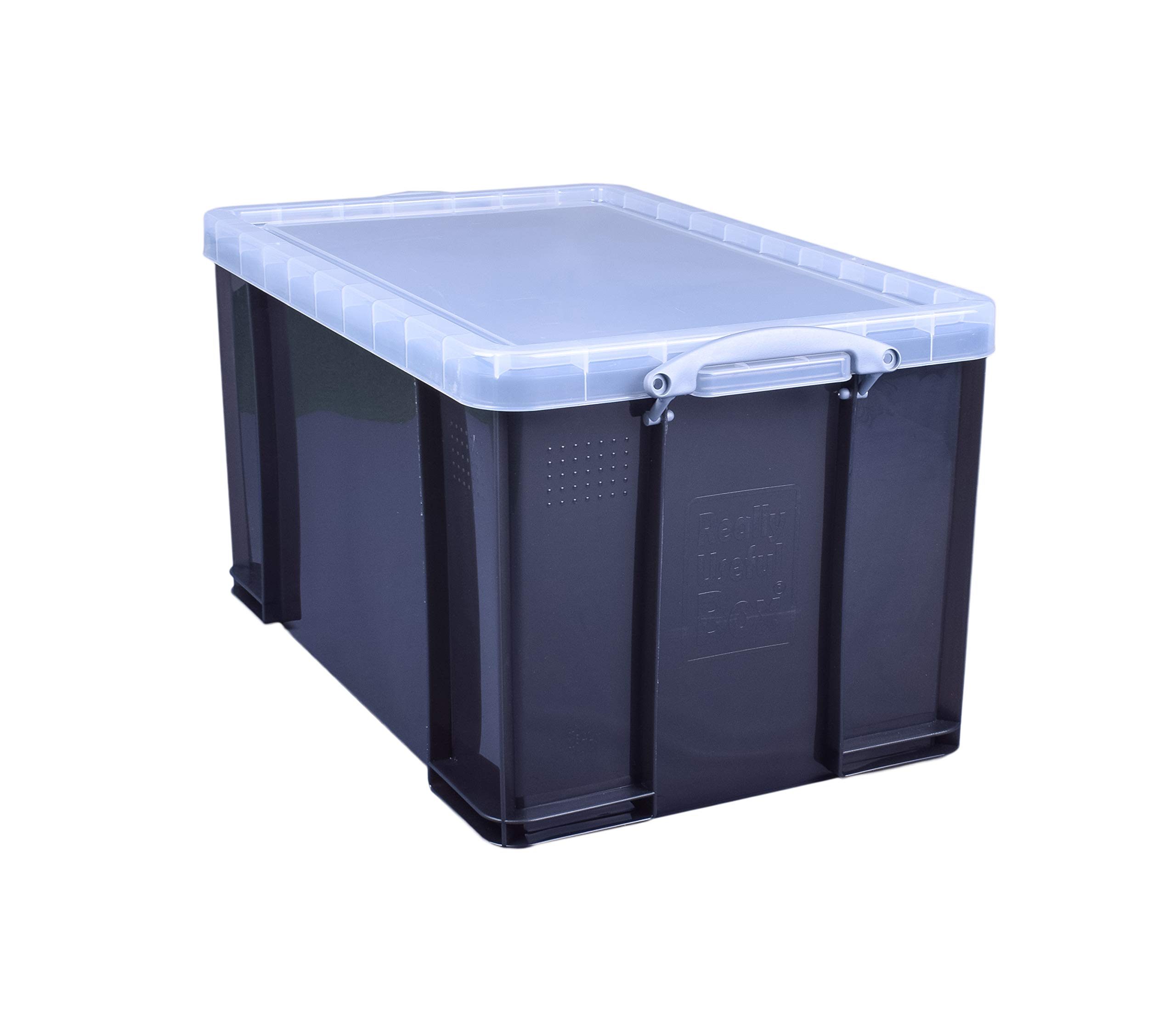 Really Useful Box - Caja de almacenaje (84 L), color transparente
