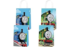 Adorable Thomas and Friends Birthday Party Decorations: Train-Themed Paper Favor Bags