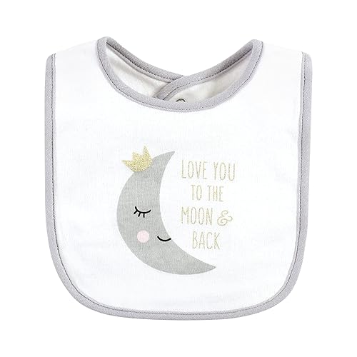 Miniatura 414 de Hudson Baby - Baberos unisex de algodón para bebés, Aviación, talla única