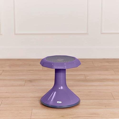 Miniatura 90 de ECR4Kids - Taburete oscilante activo ACE para niños y adultos, aula flexible y asientos en el hogar Verde,Berenjena,Verde (Grassy