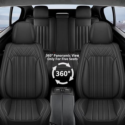 Miniatura 5 de Fundas de asiento de automóvil para Lincoln MKX 2008-2018, juego completo de fundas de asiento de cuero, accesorios de cojín para decoración