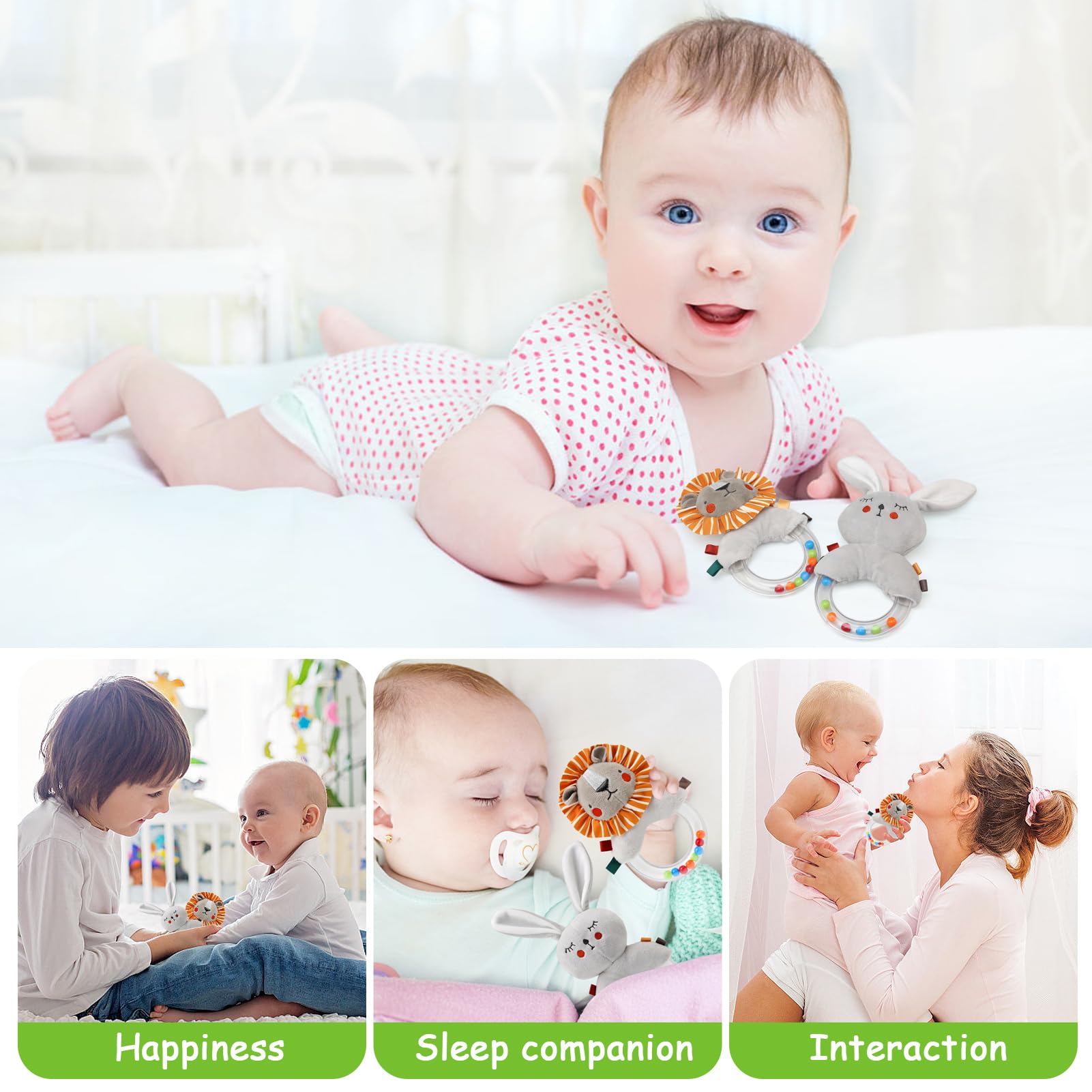 JoyCat Jouet Bebe 6-12 Mois, Ruche avec 5 Abeilles en Peluche, Jouet Montessori avec Hochets, Miroirs, Jeux Sensoriel Bebe 6 Mois, Cadeau Bebe Enfant 1 an Garçon Fille | Votre wishlist sur