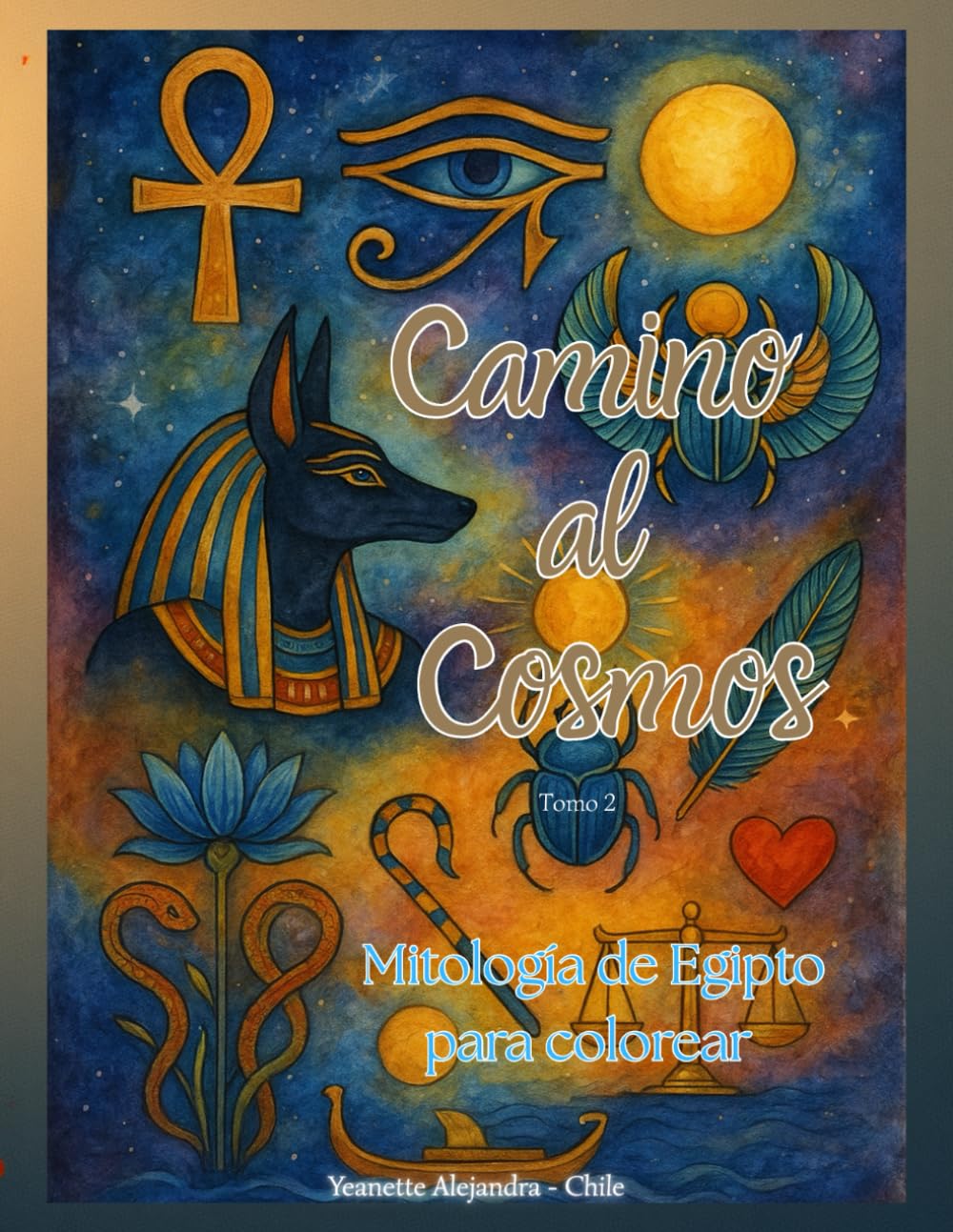 Camino al Cosmos: Mitología de Egipto para colorear
