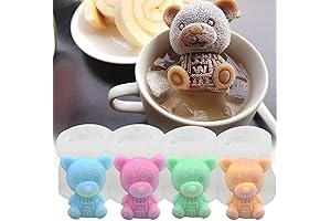 4 Pack Teddy Bear Ice Cube Mold