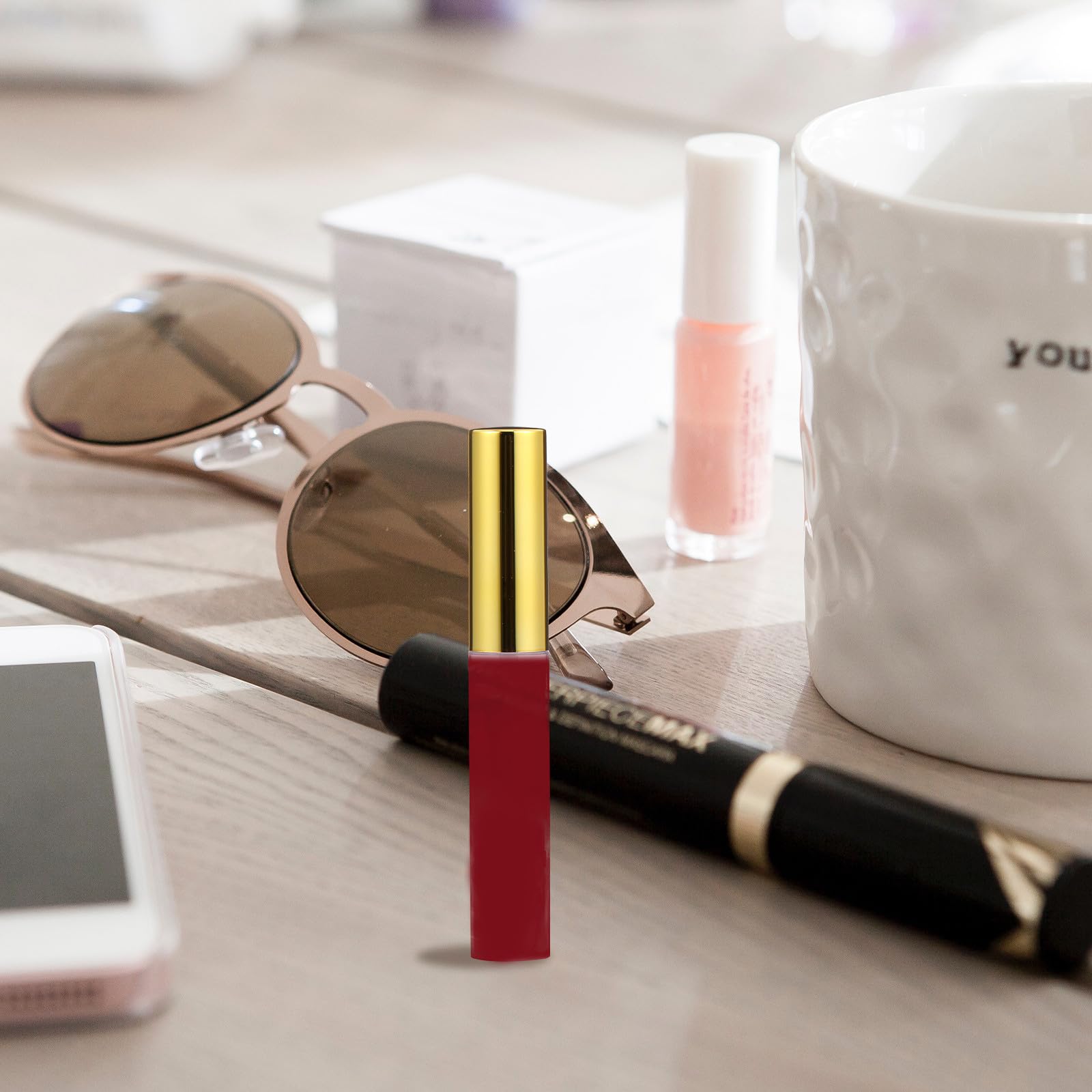 PACKOVE Tubo de Brillo Labial Vacío de 10ml 36 Piezas, Plástico Portátil y Recargable Adecuado para Principiantes Que Aman la Belleza y Creaciones Artísticas