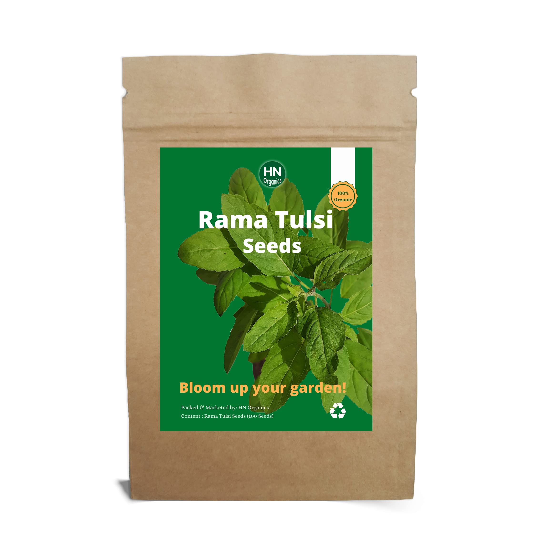 HN Organics Green Rama Tulsi Seeds (4mg) 200-250 Seeds | Tulsi Seeds | Seeds for Growing in Outdoor Home Kitchen Garden (B0B8X36XSH) Amazon Price History, Amazon Price Tracker