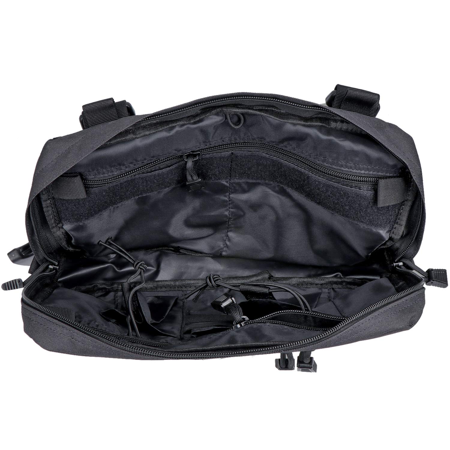 KEESIN Sac Poitrine Talkie-Walkie Harnais Tactique - Poche Radio Randonnée, Léger Et Réglable