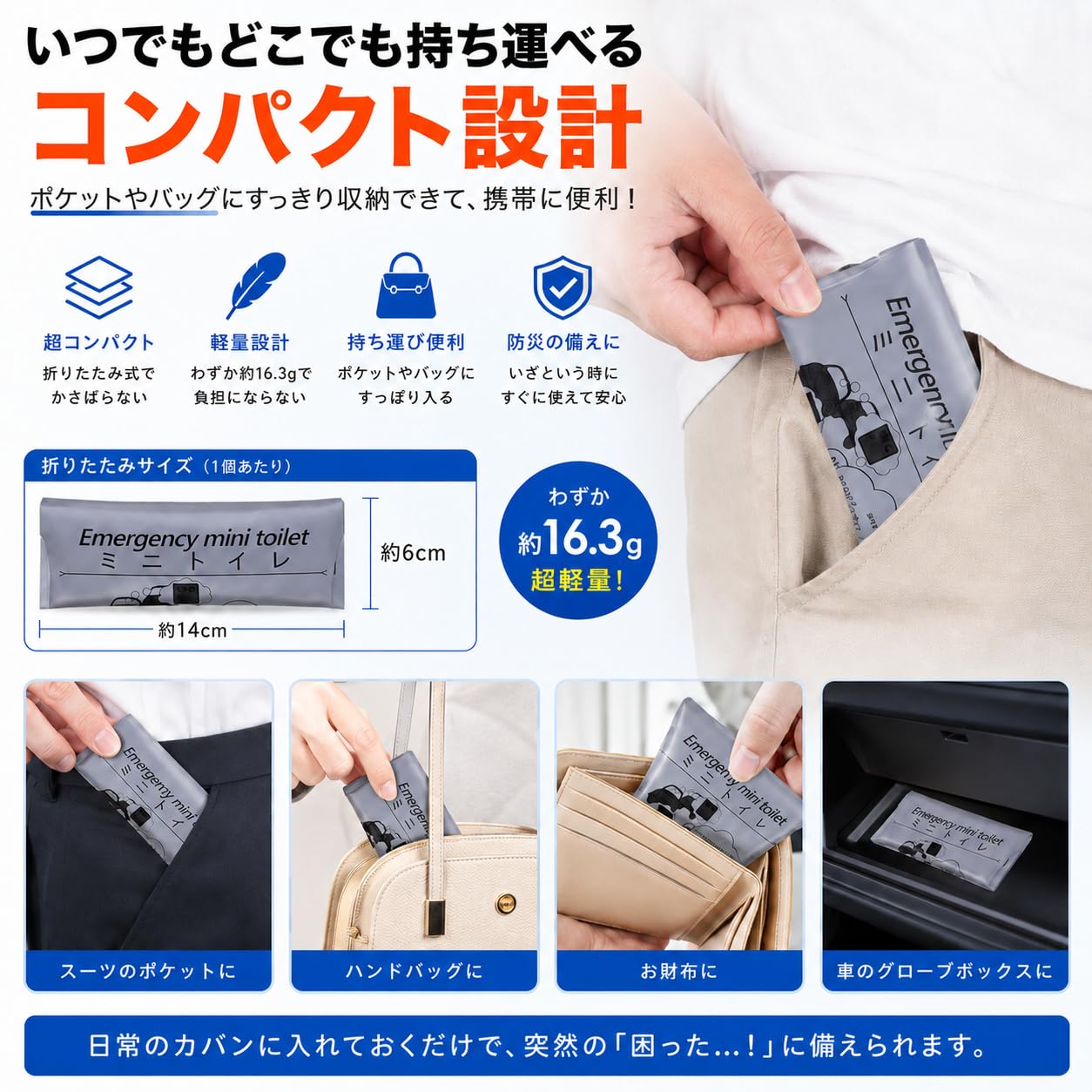 防災用携帯トイレ Emergency Portable Toilet Amazon.co.jp: 携帯トイレ 700cc 緊急トイレ 防災用 簡易トイレ 車載用
