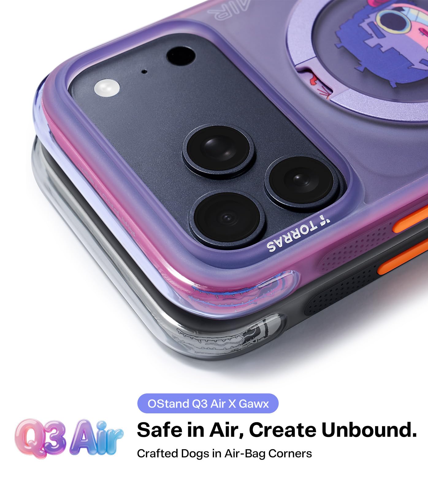 Amazon.com: TORRAS X GAWX Q3 Air Limited Edition Case for iPhone