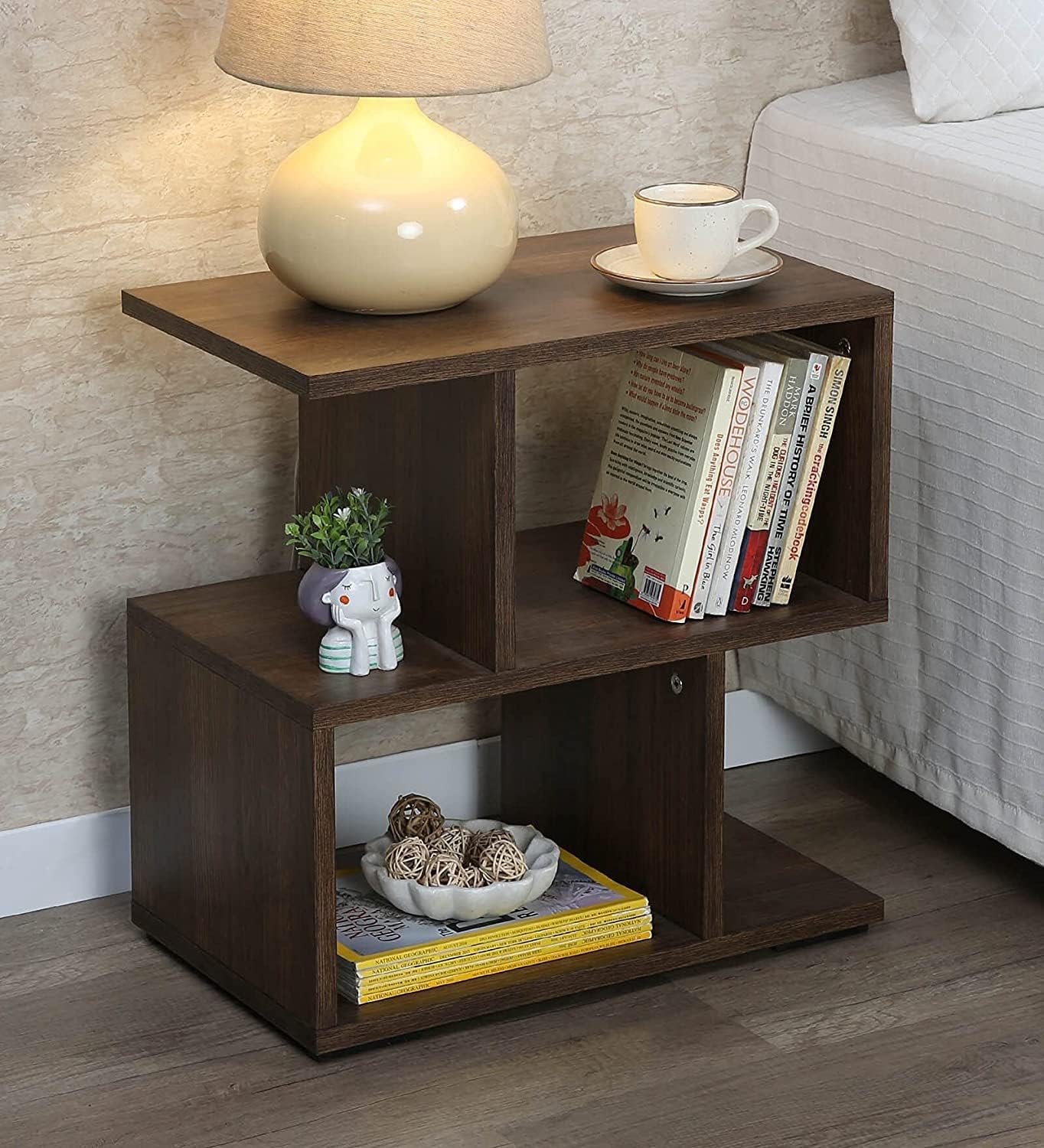 Wooden Modern Multifunctional Accent Table Wooden,Side Table Wooden,Table for Living Room Decor/Half Table for Living Room Decor/Table for livingroom,Bedside Table for Bedroom/Bedside Table-image-32