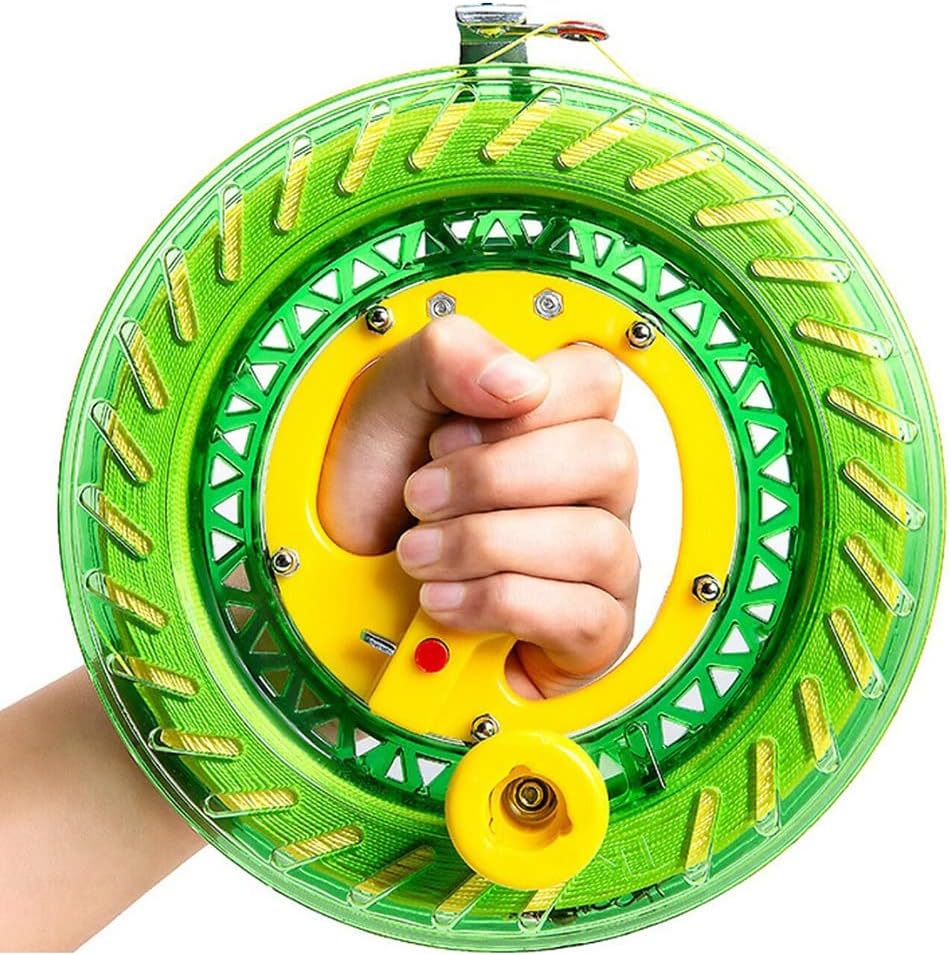 Kite Line Roulette,High-Grade Hand-held Wheel Kite Line Reel,Crystal Wheel Anti-Reverse Large Bearing,Suitable for Children and Adults