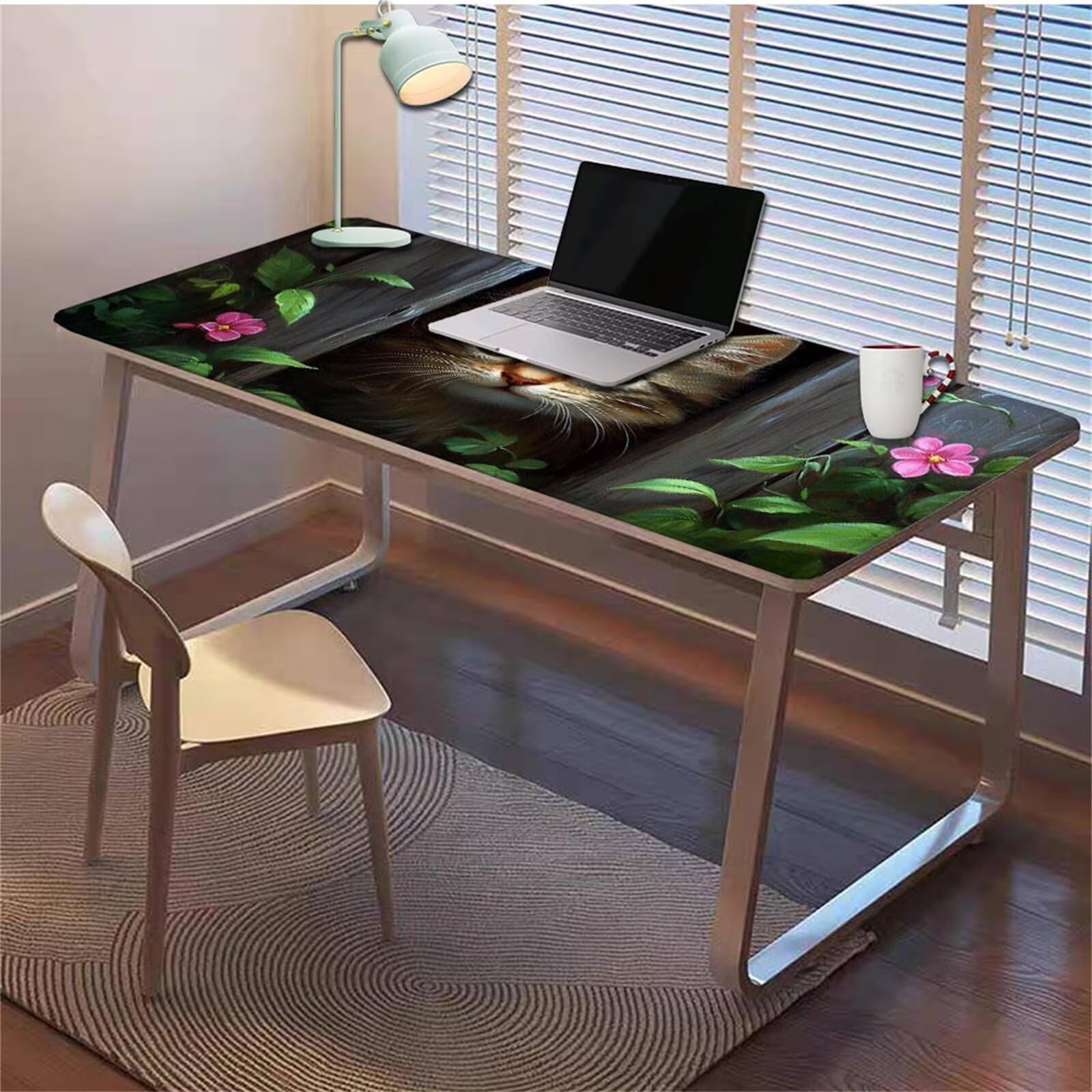 Gamingowa podkładka pod mysz 1200 x 600 x 3 mm, XXL, wodoszczelna, odporna na ścieranie, z przyszytymi krawędziami, czarna, podkładka na biurko, poprawia prędkość i precyzję pod laptopa, komputera