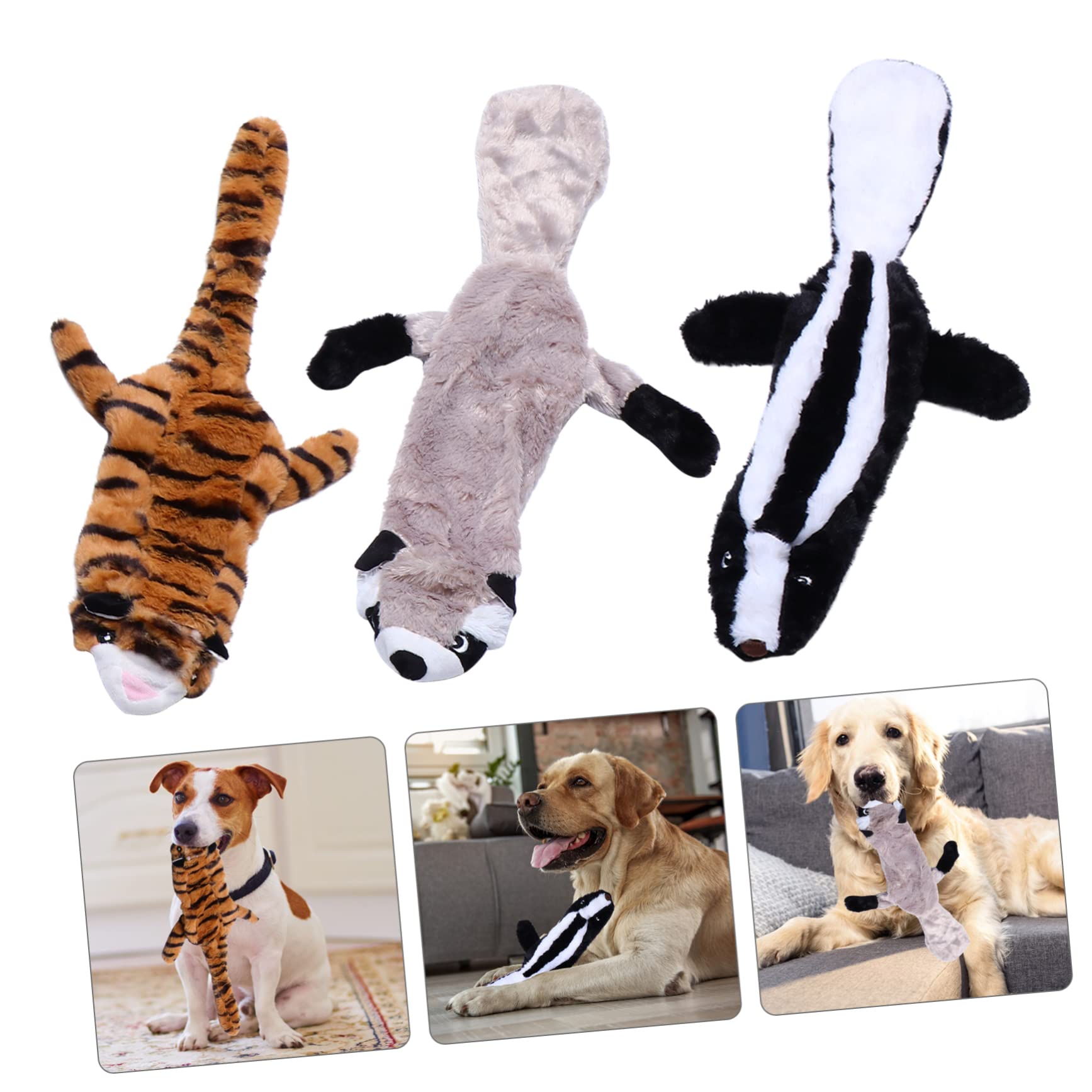 COLLBATH 6 Piezas Juguete Molar de Felpa Juguete para Mascotas Juguete para Masticar Perros Juguetes de Peluche Juguete para rechinar los de Perro Juguete de Peluche para Mascotas