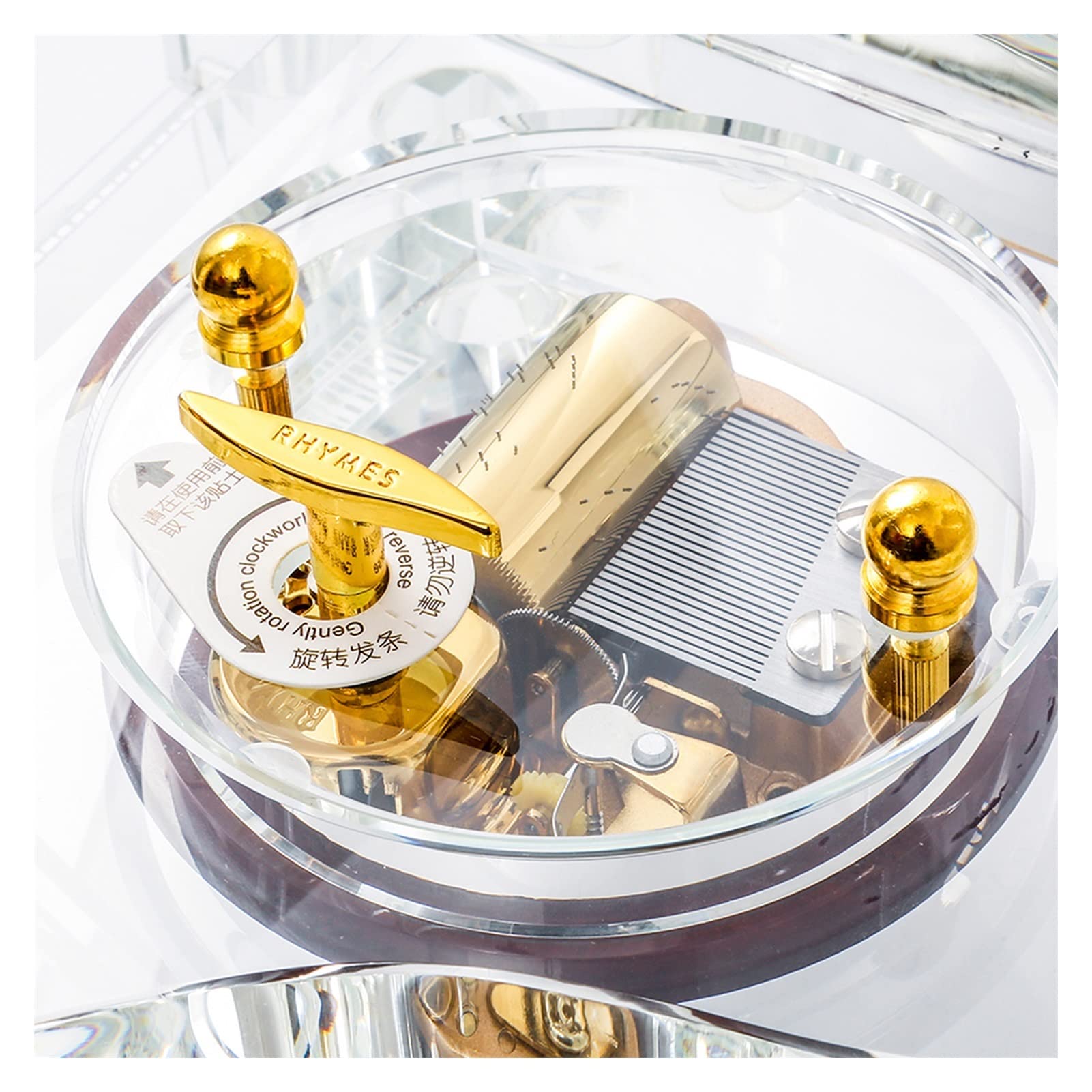 Carillon Crystal Piano Music Box Matrimonio Ji Lianri Birthday Dream Wedding for Fidanzata e Moglie Box di Musica Carillon per Ragazze (Color : Dream Wedding)