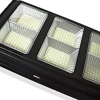 Vista 7 de Paquete de 2 luces solares para exteriores con sensor de movimiento, 10000 lm del atardecer al amanecer, luces solares de inundación IP66, luz LED