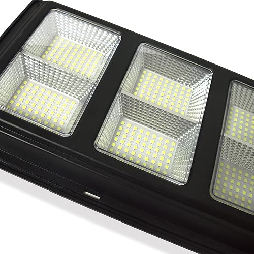 Miniatura 7 de Paquete de 2 luces solares para exteriores con sensor de movimiento, 10000 lm del atardecer al amanecer, luces solares de inundación IP66, luz LED