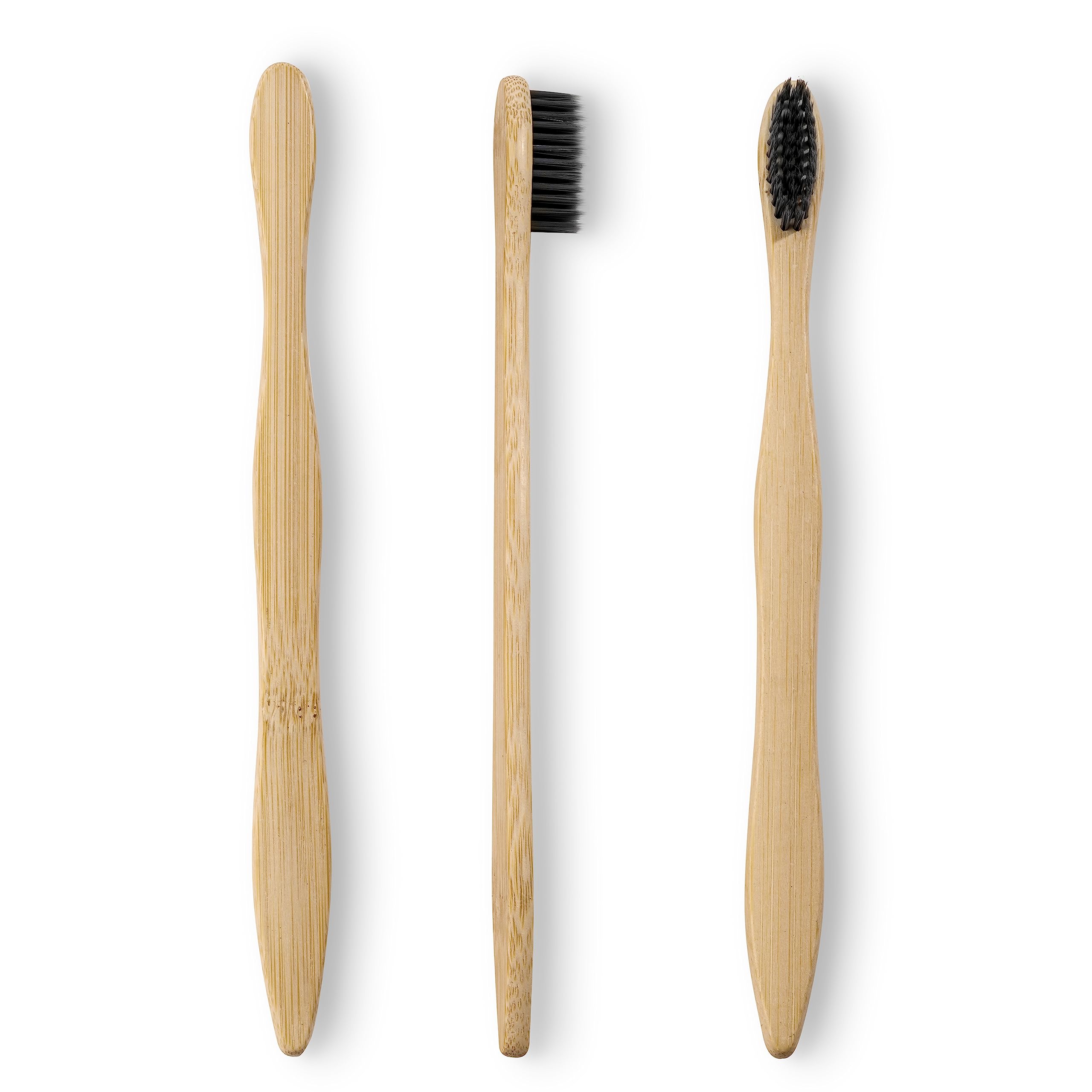 SWASTHA HYGIENE Adult (18.5 Cm-1 Brush) 100% Biodegradable Bamboo Manual Toothbrush With Charcoal Infused Bristles, (Free 1 Tongue Cleaner With 5 Units) (B081PPR1TP) Amazon Price History, Amazon Price Tracker