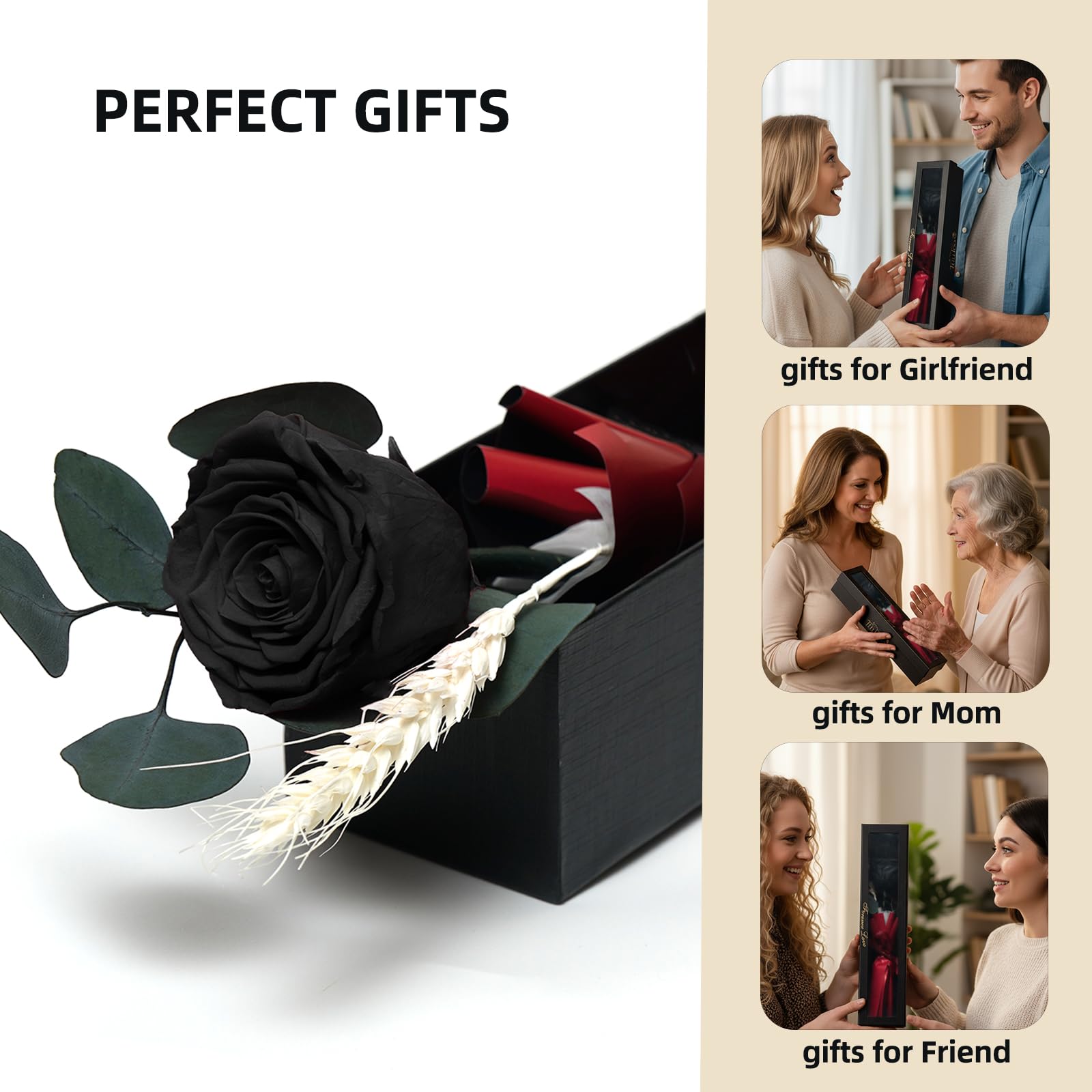 Fleur éternelle, cadeau d'anniversaire pour femme, elle, épouse, maman, rose éternelle, cadeau pour la fête des mères, la Saint-Valentin, un anniversaire de mariage, une remise de diplôme, un mariage