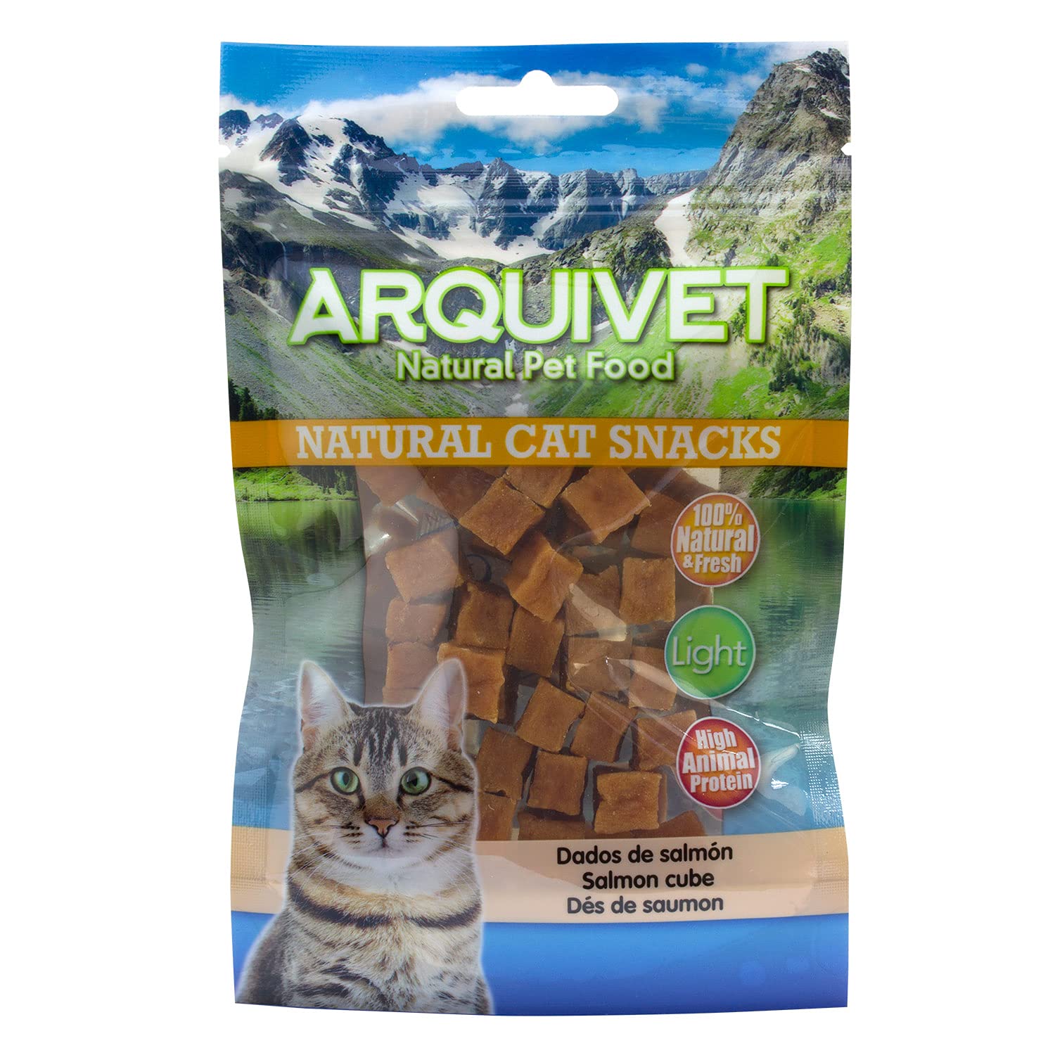 Arquivet Dés de Saumon 50 g, 24 unités