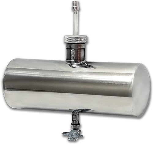 JMCHstore Cilindro de tanque de gasolina de acero inoxidable de 4 x 11 pulgadas para Coleman Baja Montser Mega Moto Predator Hemi non 212 Motor,