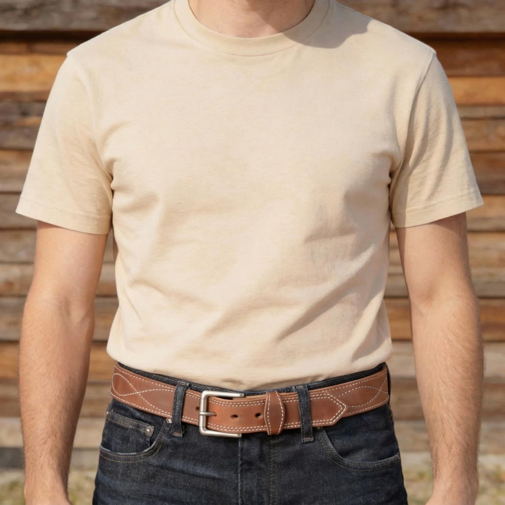 Amish Made Western-Werkzeuggürtel aus Leder
