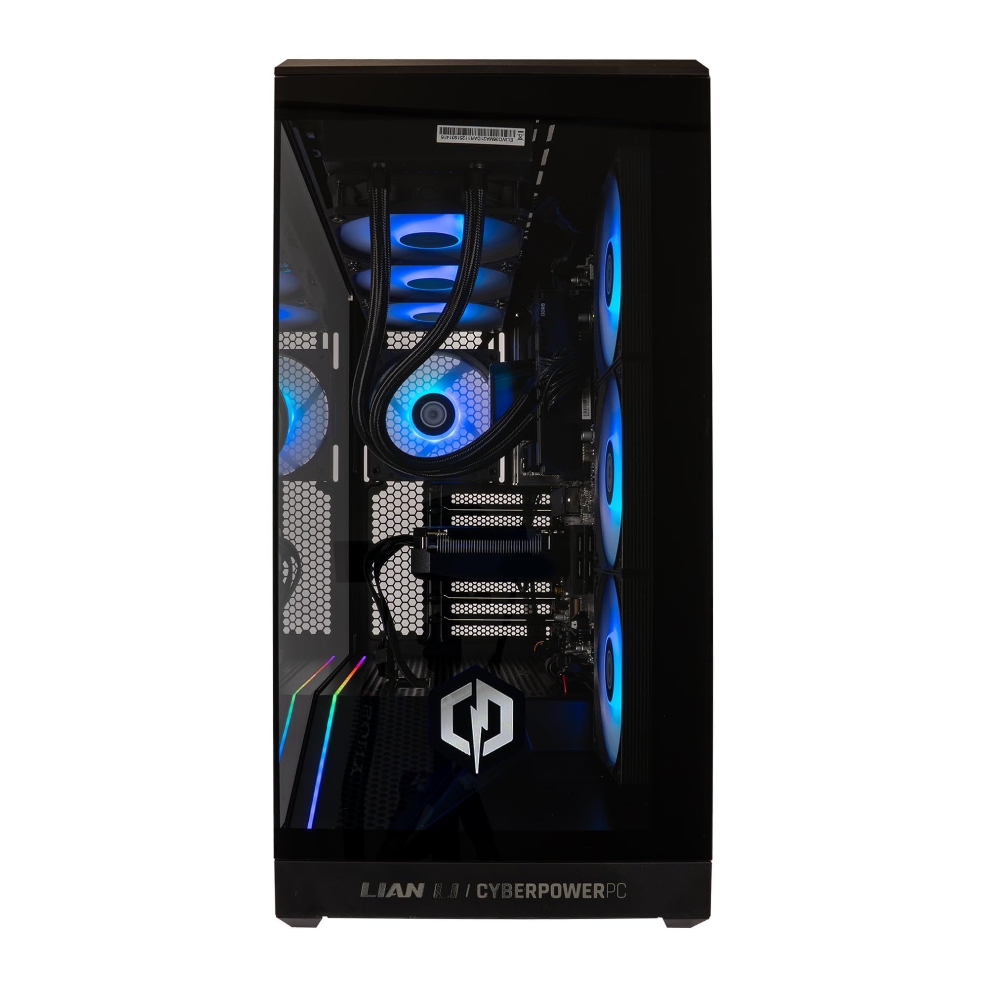 CYBERPOWERPC Luxe Gaming PC - AMD Ryzen 7 9800X3D, Nvidia RTX 5070 Ti 16GB, 32GB RAM, 1TB NVMe SSD, 750W 80+ PSU, Wi-Fi, Refrigeración a Liquido CPU, Windows 11, V100R RGB