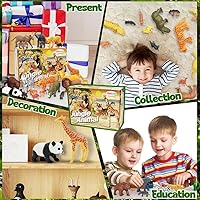 Vista 17 de Kimicare Paquete de 3 Tractores de Juguete de Granja con 40 Figuras de Animales de Granja de Plástico y Cerca, Conjunto de Juego de Granja, Figuras