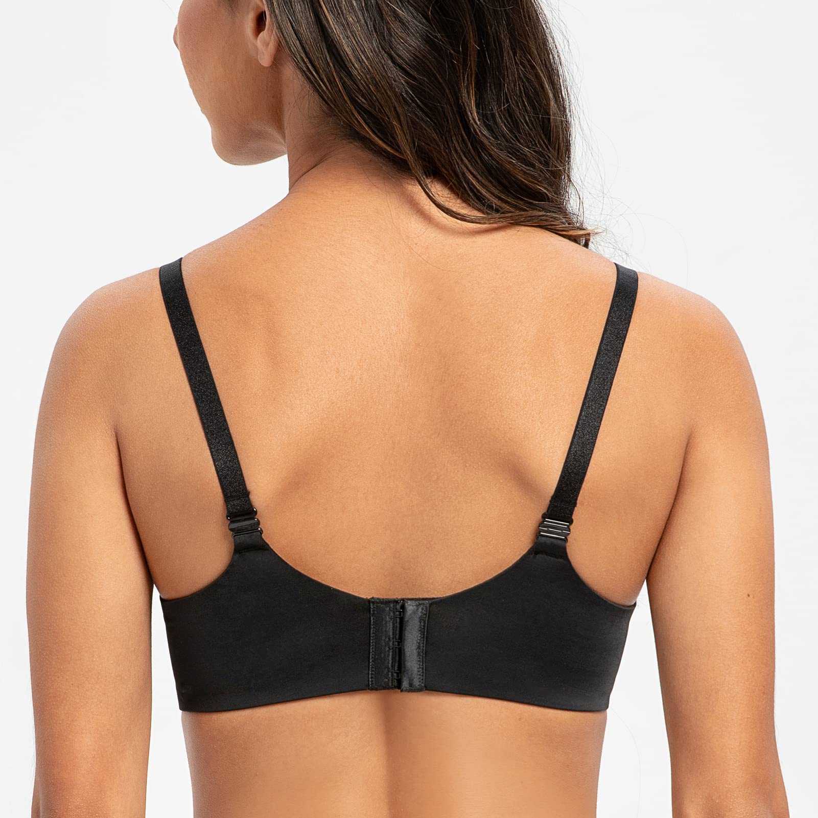 MELENECA Donna Reggiseno Imbottito con Ferretto Contenitivo Criss Cross da Allattamento Schwarz 70I(32H)