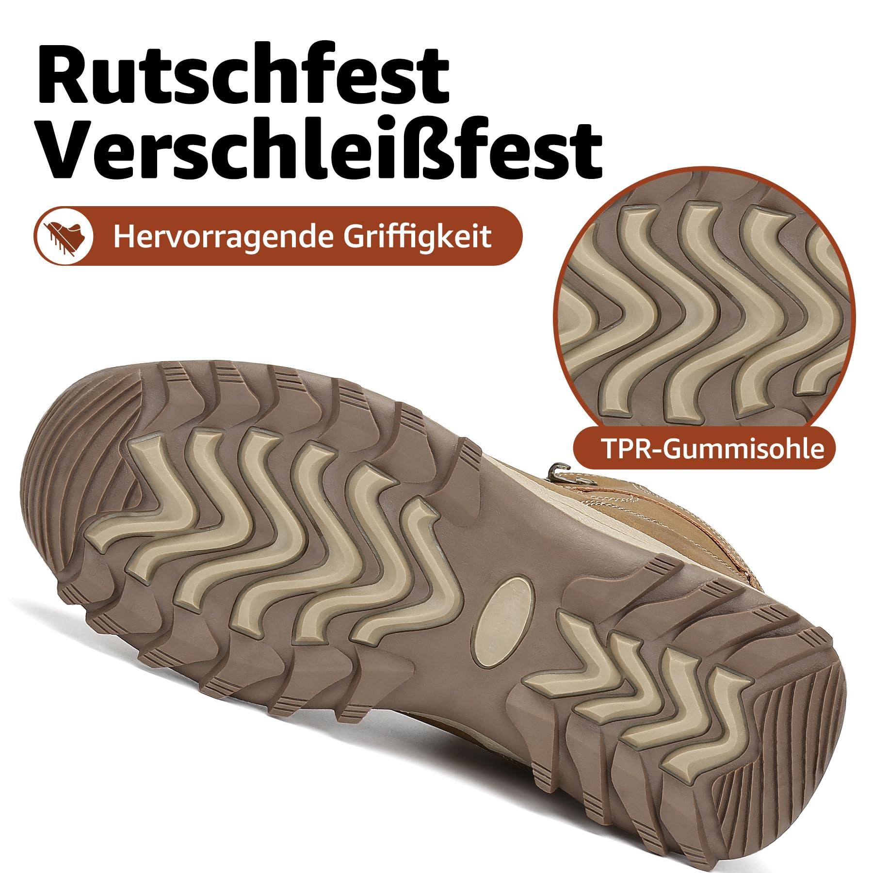 Mishansha Uomo Scarpe Invernali Donna Stivali da Neve Calda Impermeabili Outdoor Sneakers da Trekking Taglia 36-48 EU