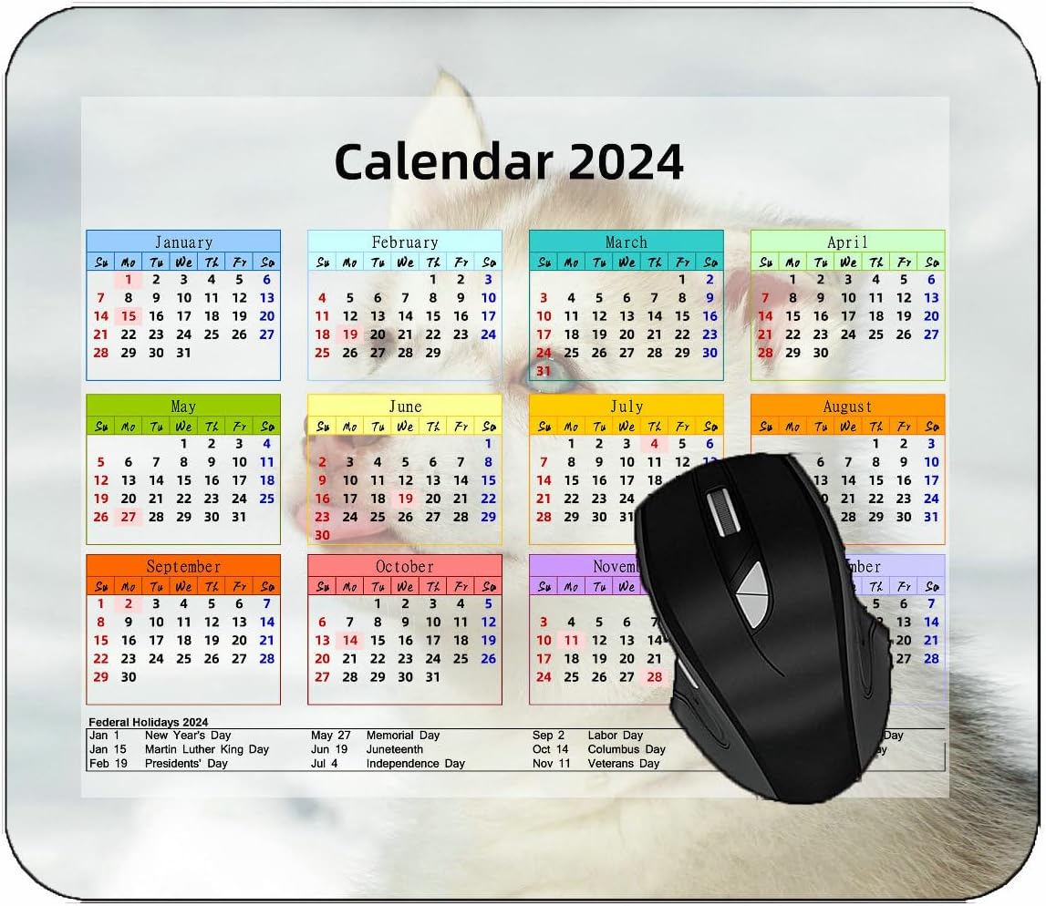 Amazon.com: Hubin 2024 Calendar Mouse Pad,Kavashon Cockapoo Dog Puppy ...