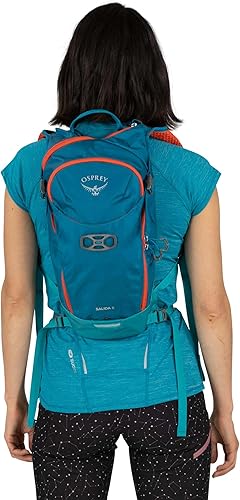 Miniatura 13 de Osprey Salida 8L Mochila de ciclismo para mujer con depósito hidráulico, color gris Space Travel