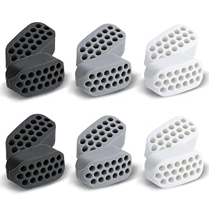 12 PCS Jaw Exerciser for Men Women 3 Resistance Levels BPA Free Silicone Jaw Trainer Helps Define Jawline