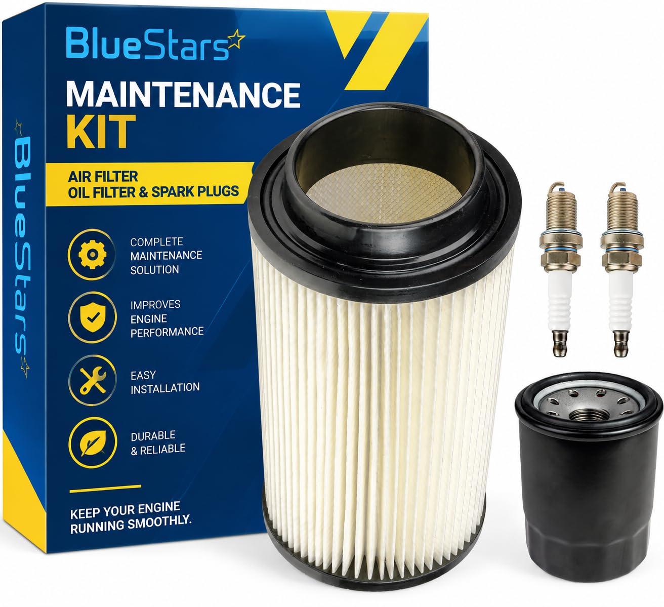 BlueStars Air Filter Oil Filter Kit for Polaris RZR Ranger 800 2008-2014