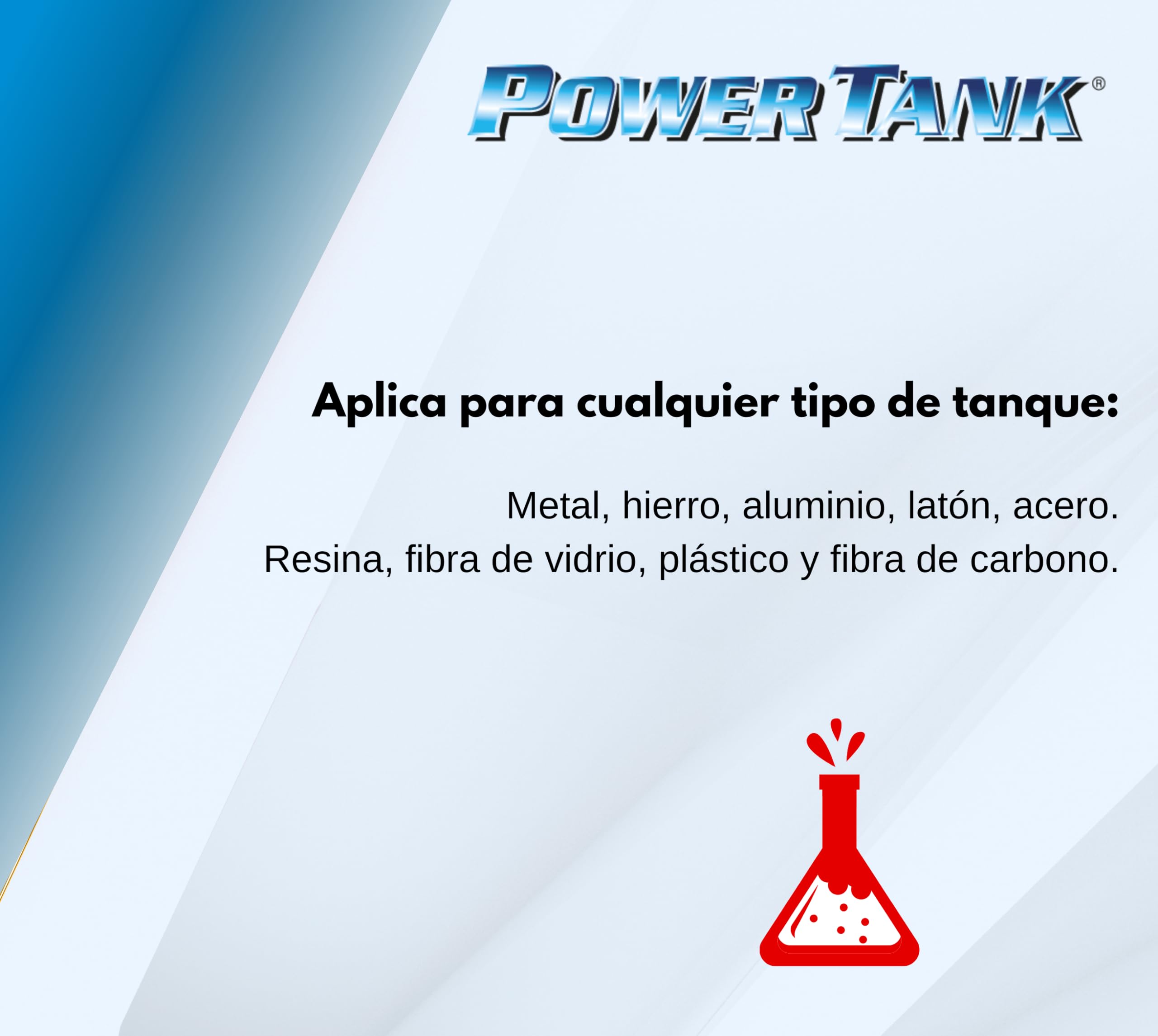 POWER TANK BLANCO CERAMICO - Tratamiento Tanque Deposito Moto (20/25 LT) Kit Mediano 700 g para Interior Tanque Elimina Óxido Repara Protege Tanques Oxidados de Autos Vespa Época con Antioxidante