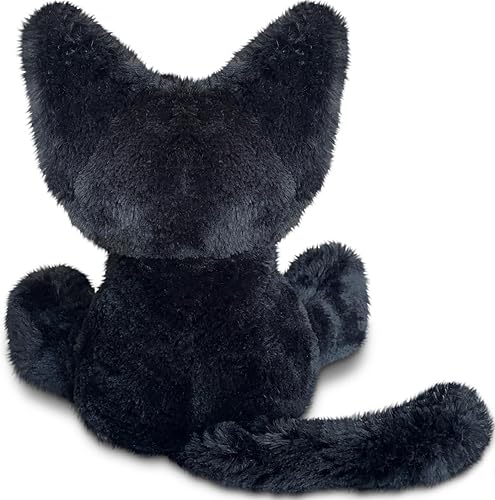 Miniatura 6 de Almohadillas térmicas de animales de peluche para microondas para calambres y aliviar el estrés y la ansiedad, gatito de felpa calentable,