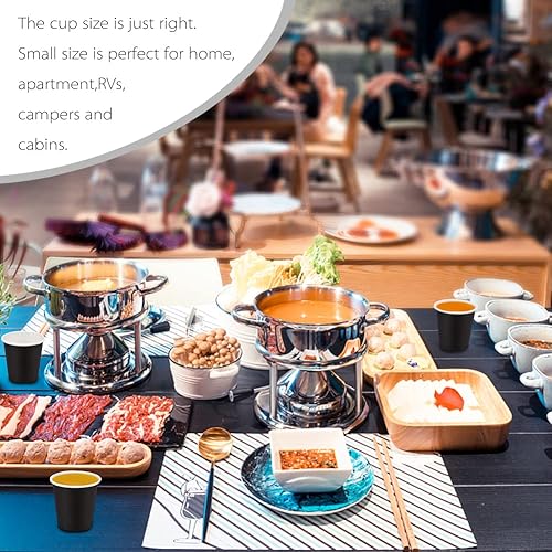 Miniatura 7 de Paquete de 100 vasos de papel de 3 onzas, tazas de baño desechables, tazas pequeñas para aperitivos, para agua, jugo, dulces, ideales para fiestas,