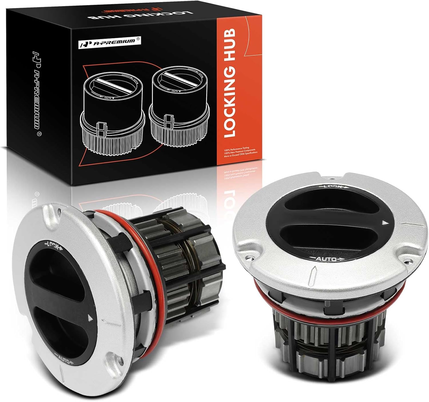 APremium 2Pcs 4WD Auto Locking Hub Actuator Axle Hub Link