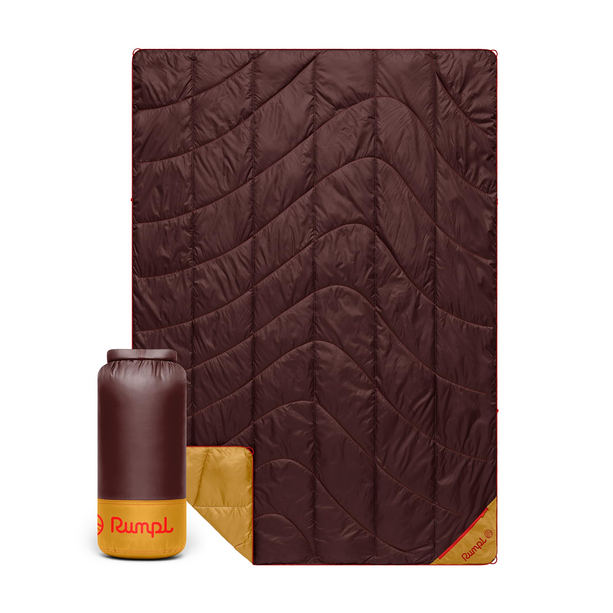 Rumpl Backcountry Puffy Blanket - Packing Comfort Into Uncomfortable Places, 100% Recycled Polyester Insulation, Lightweight, Packable, Water