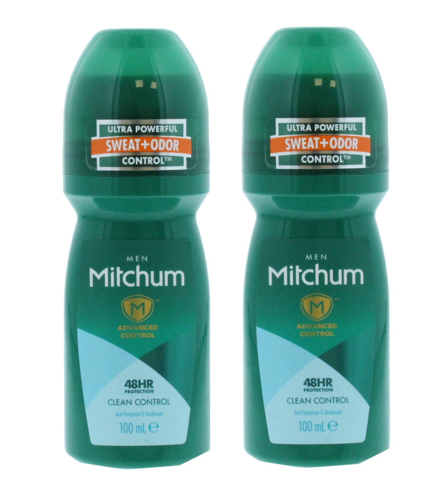 Mitchum (Pack Of 2) Clean Control Roll-On For Men X 100 ml