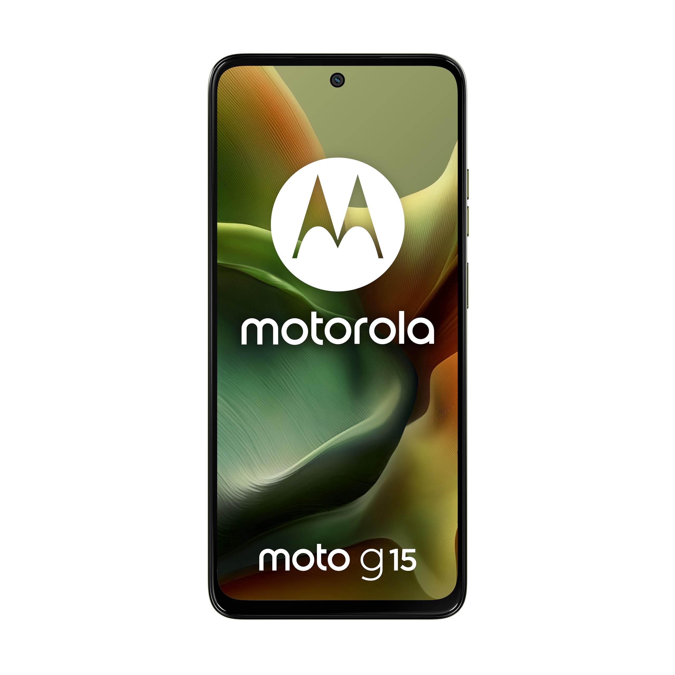 Motorola Moto g15 24GB (8GB+16GB RAM Boost)/128GBB Verde, España, Pantalla de 6.72'' FHD+, Sistema de cámaras de 50 MP y Objetivo Ultra Gran Angular, Batería 5100 mAh, Carga TurboPower, Soft Luxe | Pantalla 6.72'' FHD+, Cámara 50 MP Ultra Gran Angular, Ba