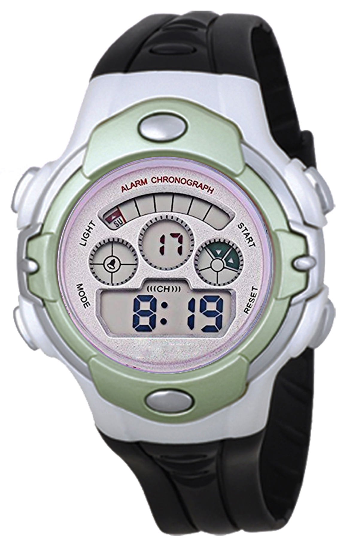 Time Up Digital LCD Display Grey Dial Multi-Function Watch for Kids-MR-8532033-BLACK (B079P74X72) Amazon Price History, Amazon Price Tracker