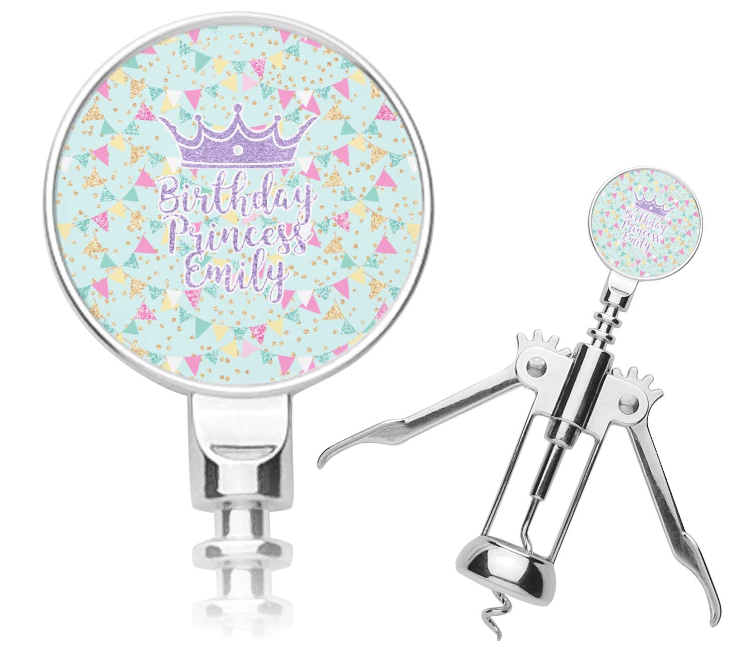 Personalized Birthday Princess Corkscrew