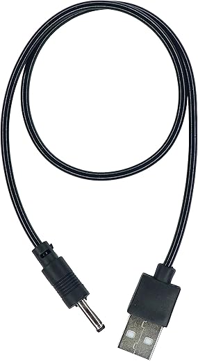 Electronic Spices Power Supply USB Cable Charger Male Plug Pin for Rechargeable Headlamp Flashlight