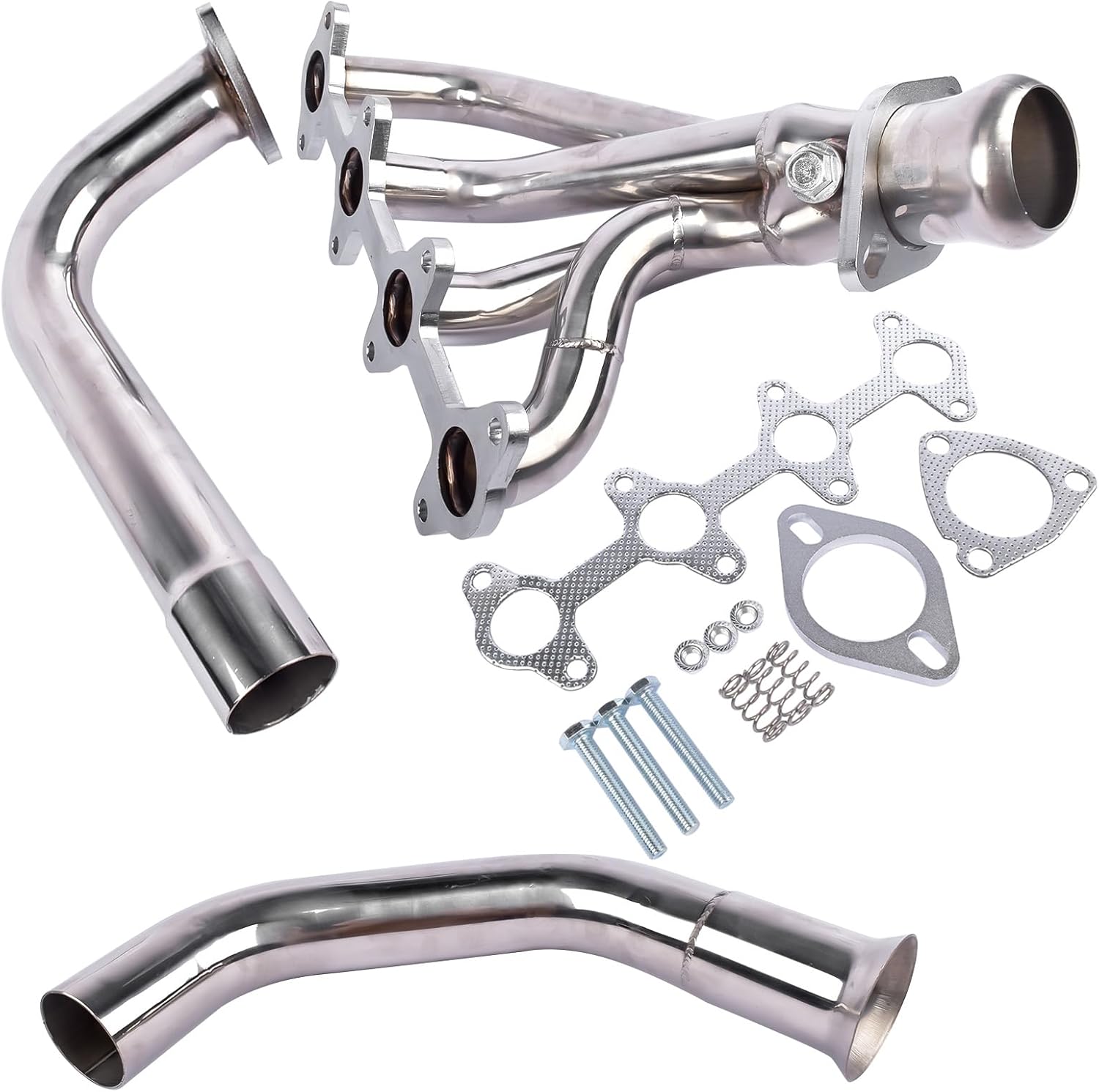 GELUOXI Stainless Steel Front Manifold Replacement for Chevy S10 Xtreme LS SLE S10 2.2L l4 2190CC 2WD 1994-2004